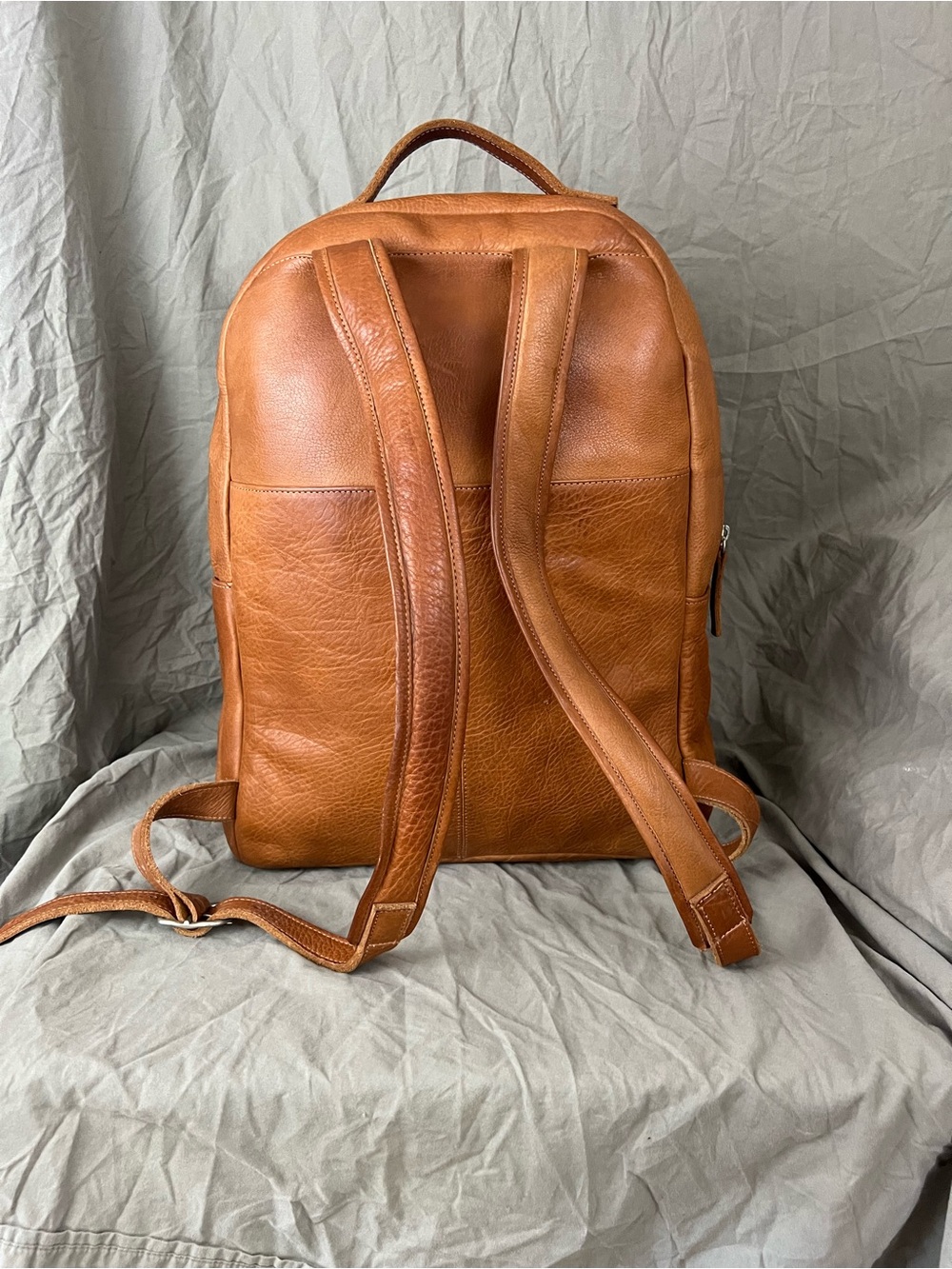 Large Leather Backpack - Picture 2 of 5